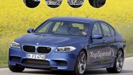 Шпионы выследили рестайлинг версию BMW M5 в кузове F10