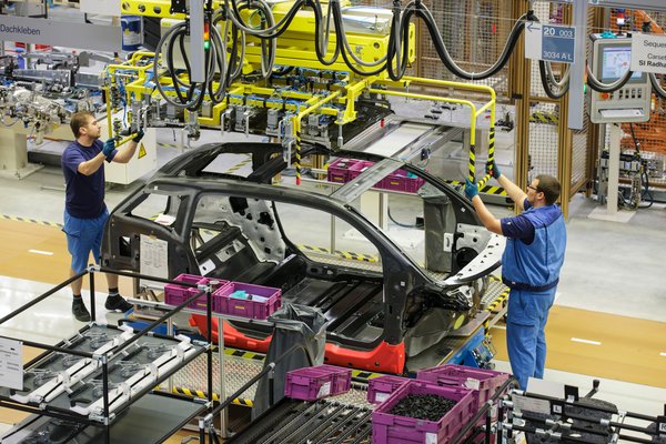 BMW i3 на заводе в Лейпциге