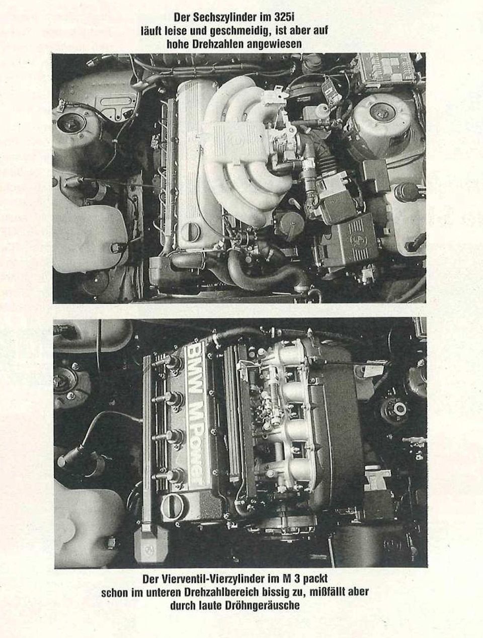 Двигатели BMW M3 и 325i E30