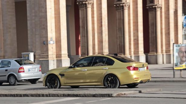 Новая BMW M3 на улицах Мюнхена 2014