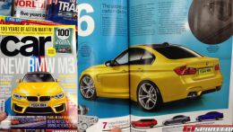 Похоже, что журнал CAR Magazine опубликовала фото нового BMW M3 F80 2014 года до её премьерного появления на Женевском автосалоне в марте.